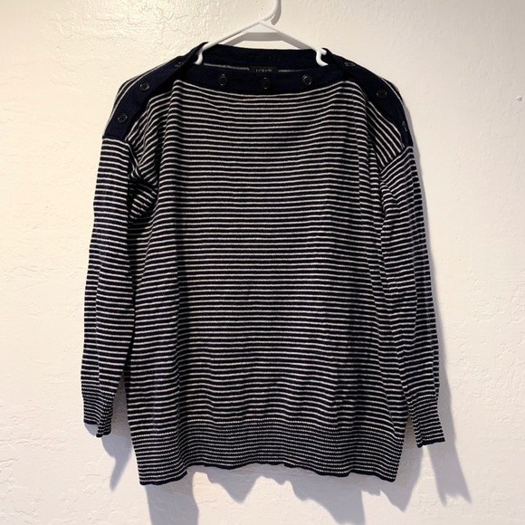 NWOT J Crew Cashmere Oversized Boatneck Sweater - Picture 3 of 8